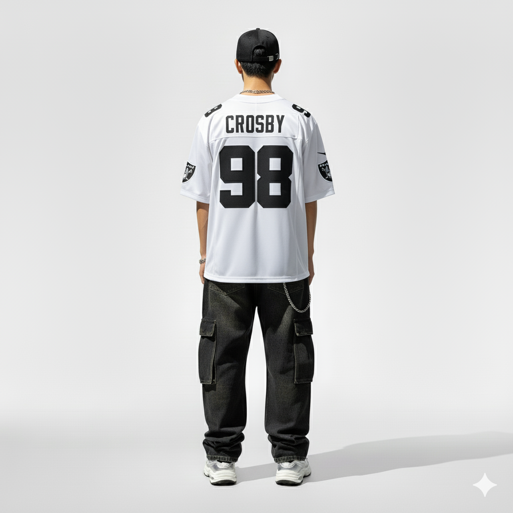 NFL Oakland Raiders Maxx Crosby - White