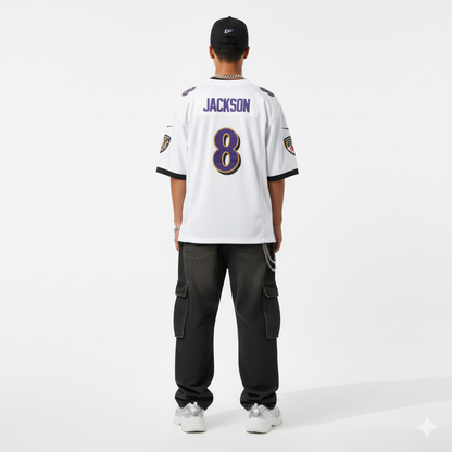 NFL Baltimore Ravens Lamar Jackson - White