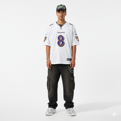 NFL Baltimore Ravens Lamar Jackson - White